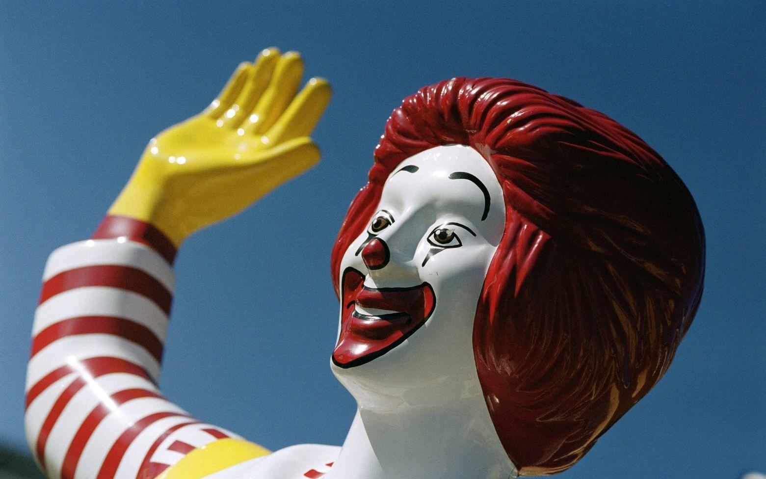 Enligt Manne är det anonyma kommersiella clowner som Ronald McDonald som gör folk rädda. Foto: Fredrik Persson / TT
