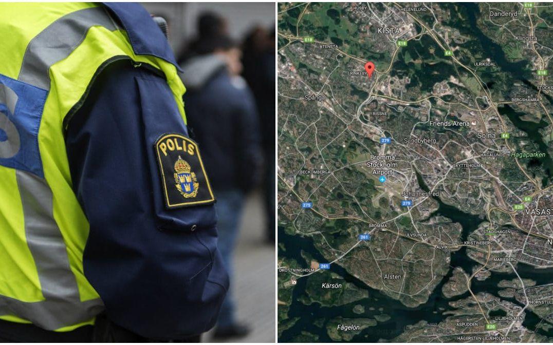 Kastade sten mot polis i Rinkeby. Bild: TT