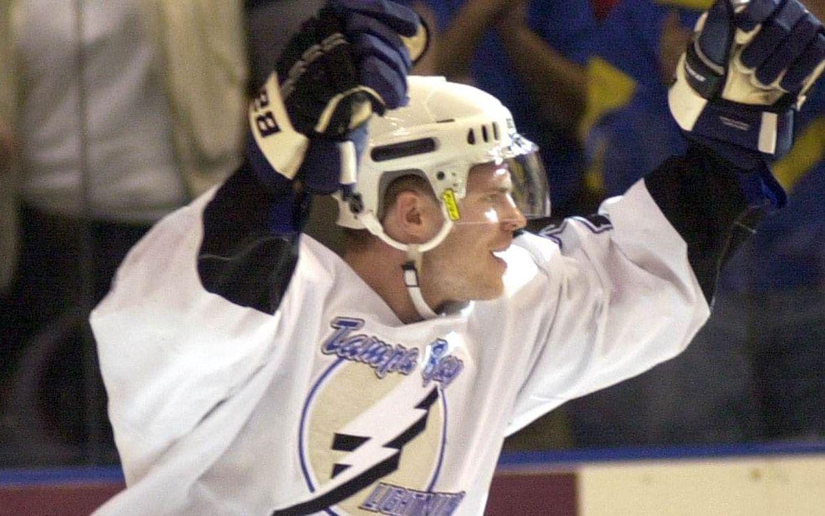 Fredrik Modin vann med Tampa Bay säsongen 2003-2004. Foto: TT