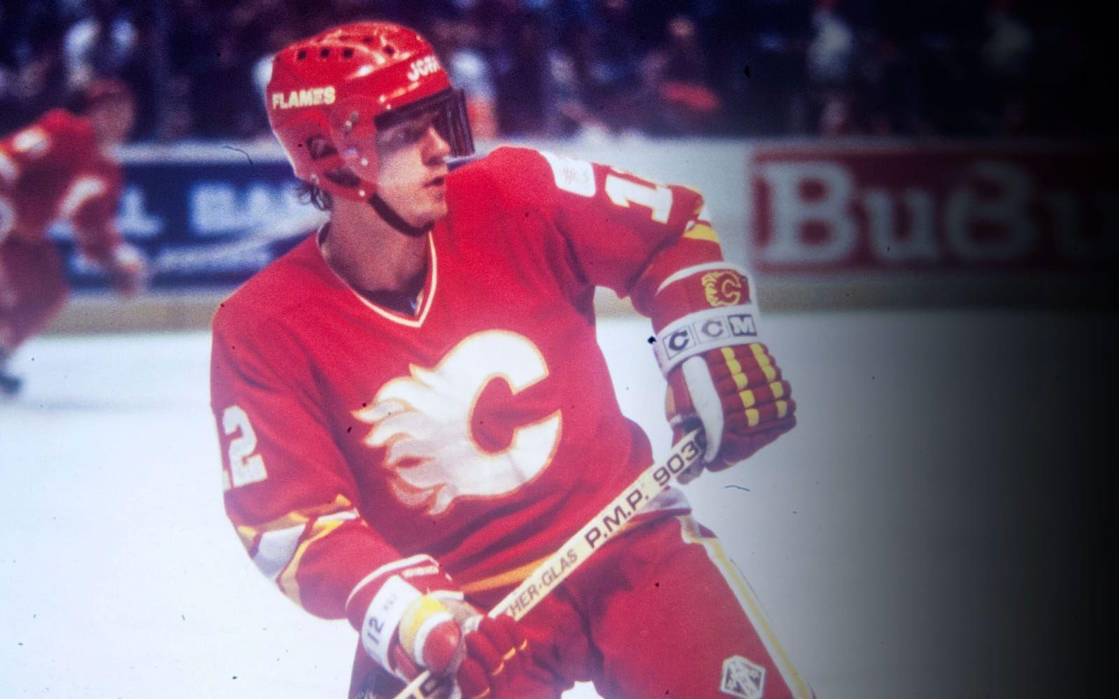 Håkan Loob gjorde en grym säsong med Calgary 1988-1989, och blev mästare. Foto: Bildbyrån