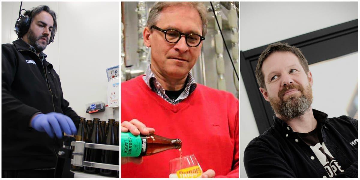Rodrigo Arvidsson, Ocean, Mikael Dugge Engström, Dugges, och Mats Wahlström, Poppels, ger olika besked kring hur priserna på deras öl kommer påverkas med anledning av en nyligen publicerad forskningsrapport.