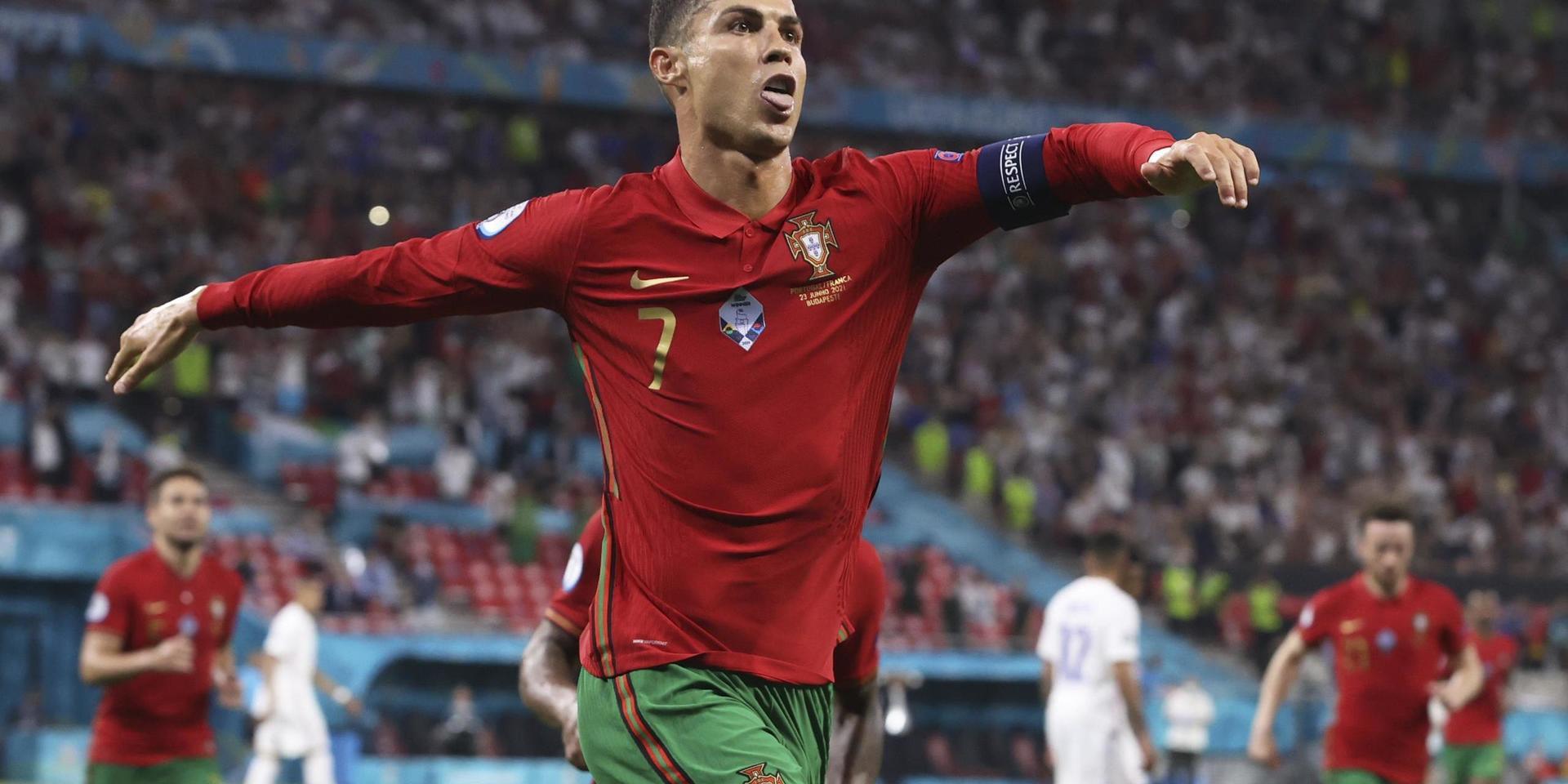 Cristiano Ronaldo satte sitt 109:e landslagsmål och skrev historia mot Frankrike.