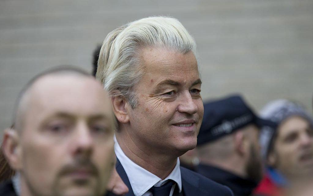 Den holländska politikern Geert "Stjärt" Wilder. Foto: TT