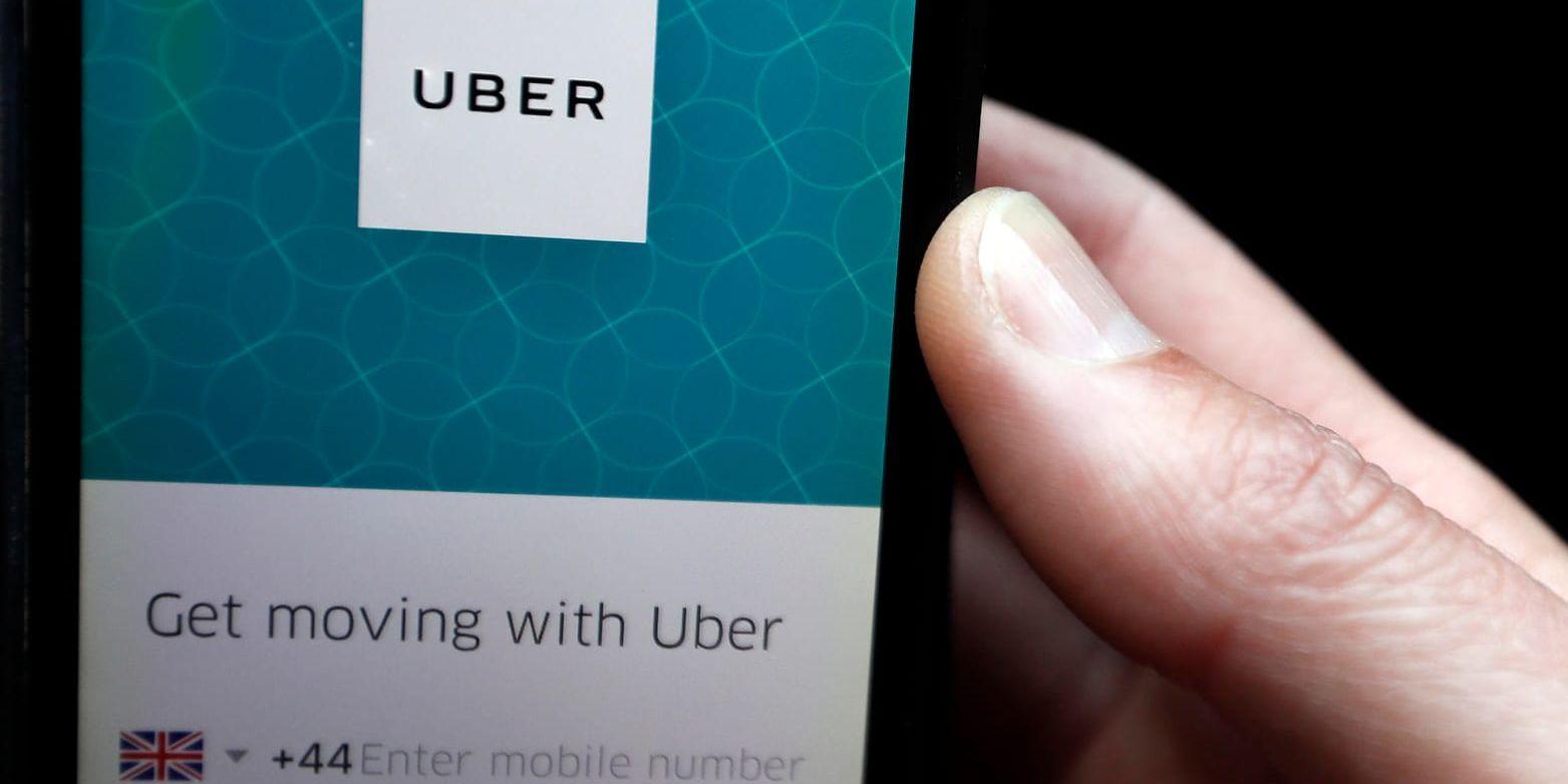 Taxitjänsten Uber har drabbats av ett bakslag när det gäller sin verksamhet i London. Arkivbild.