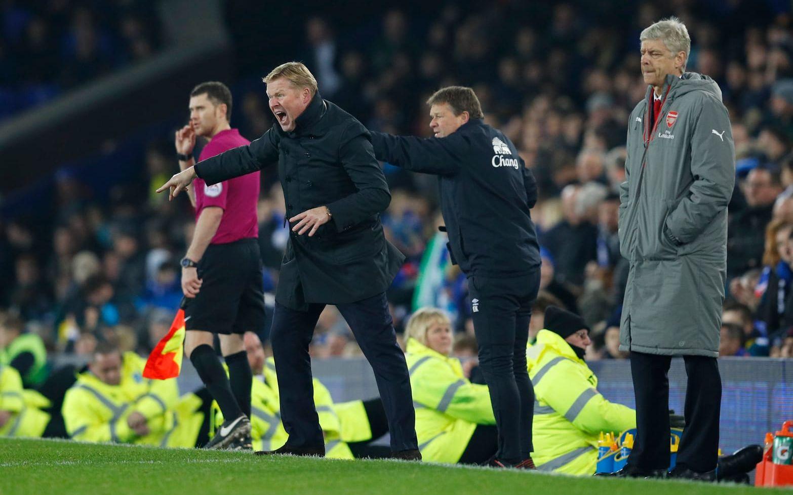 Everton vände underläge till seger, 2–1, efter ett sent mål av mittbacken Ashley Williams. Foto: TT
