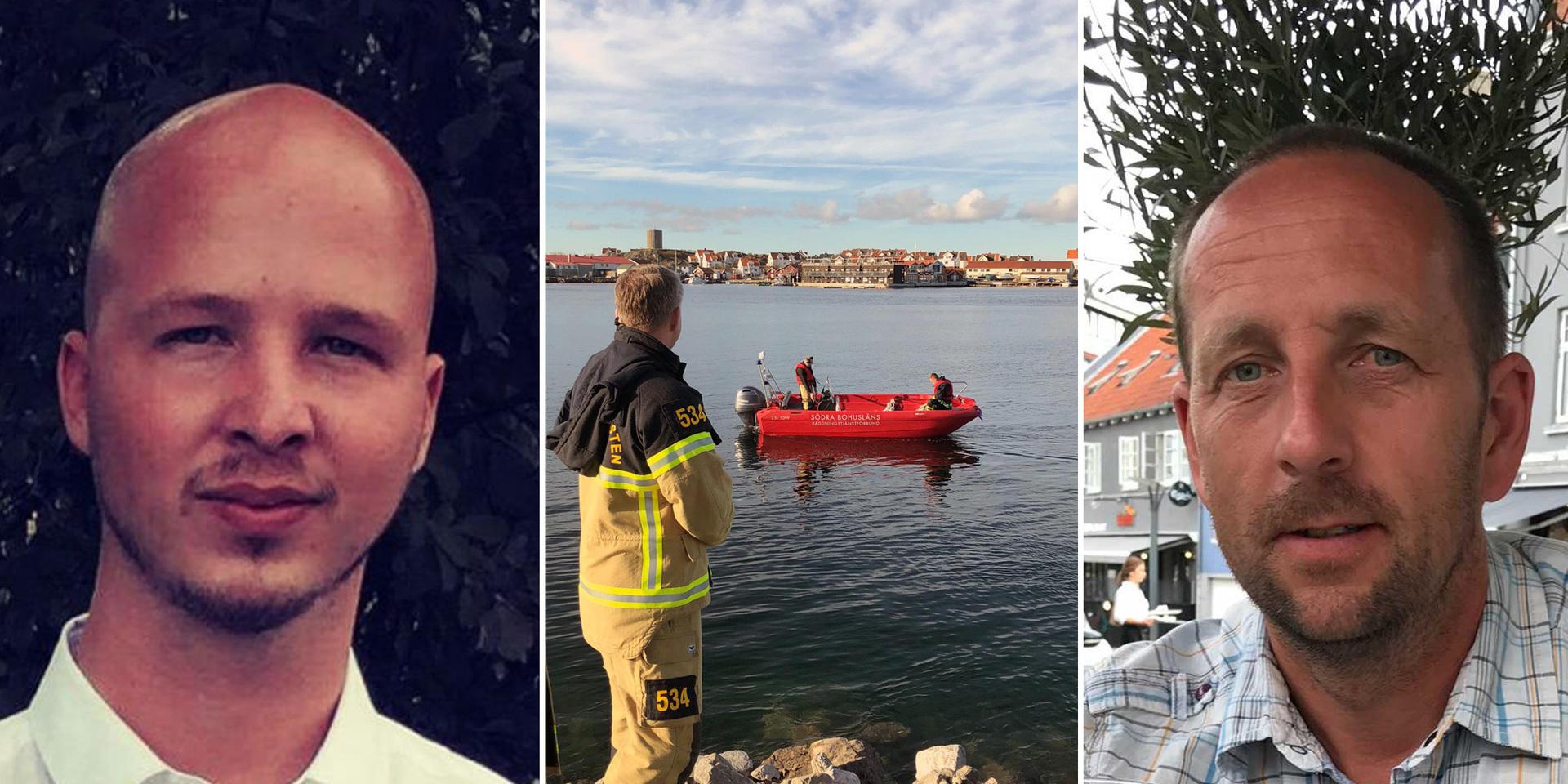 Christoffer Alperud och Martin Larsson slängde sig i det kalla vattnet för att rädda mannen.