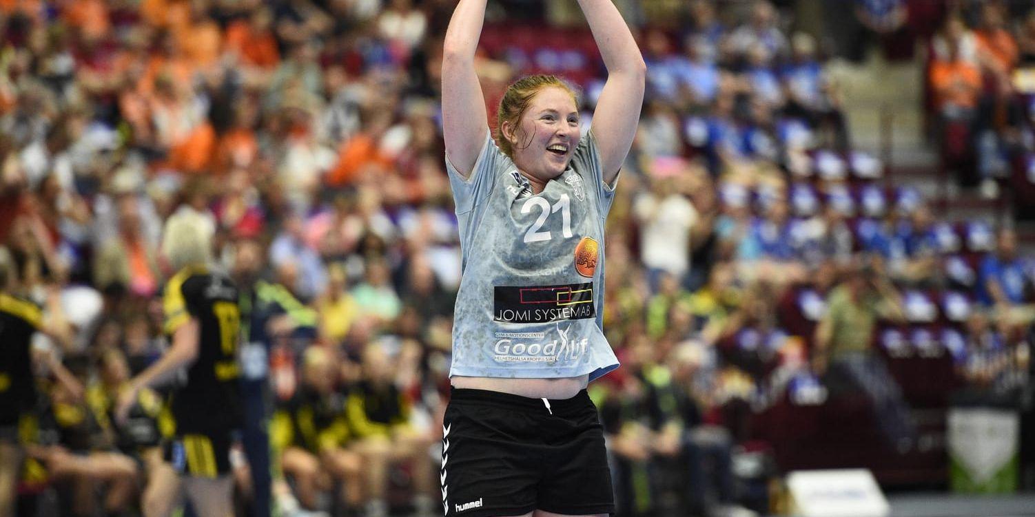 Sofia Hvenfelt i Höör som är vidare i EHF-cupen efter bragdmatch i Tyskland. Arkivbild.