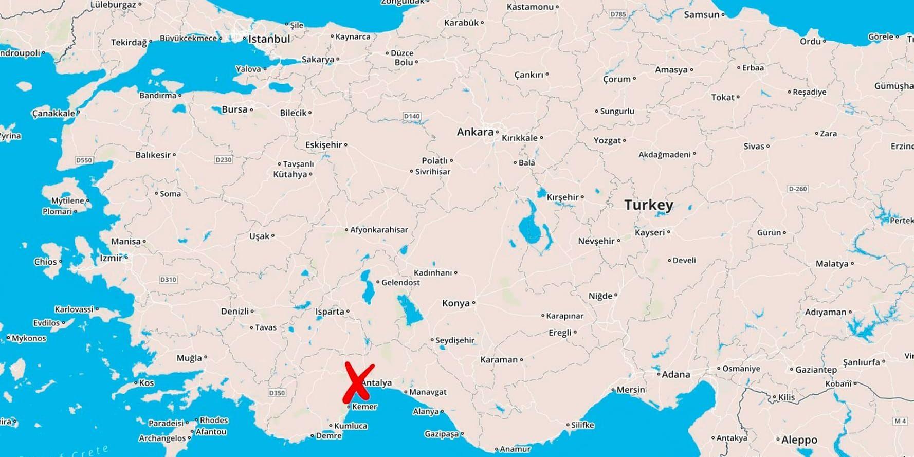 Antalya i Turkiet.