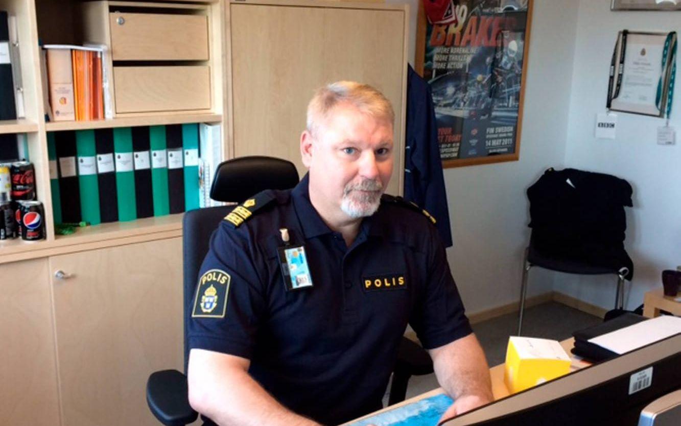 Niklas Svensson, t.f polischef, lovar fortsatt hårdbevakning av kriminella i södra Göteborg. Bild: Polisen.