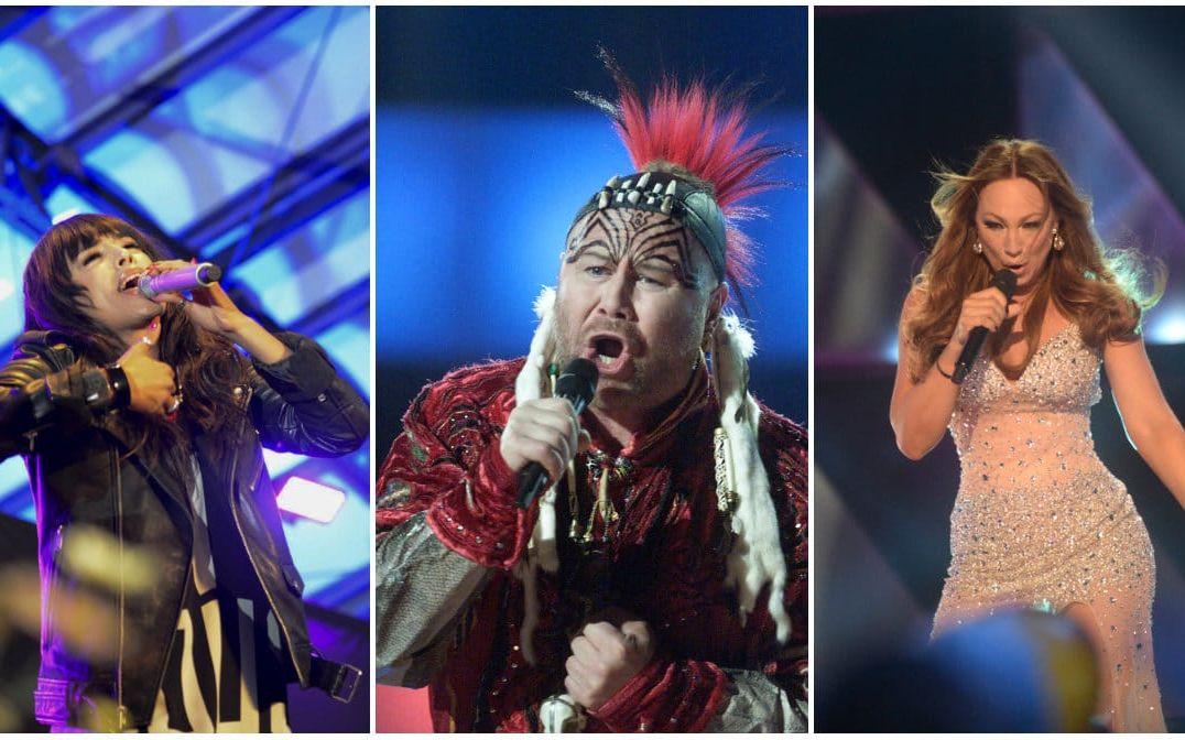 Tidigare vinnarna Loreen, Roger Pontare och Charlotte Perrelli gör comeback till Melodifestivalen 2017. Arkivbild: TT