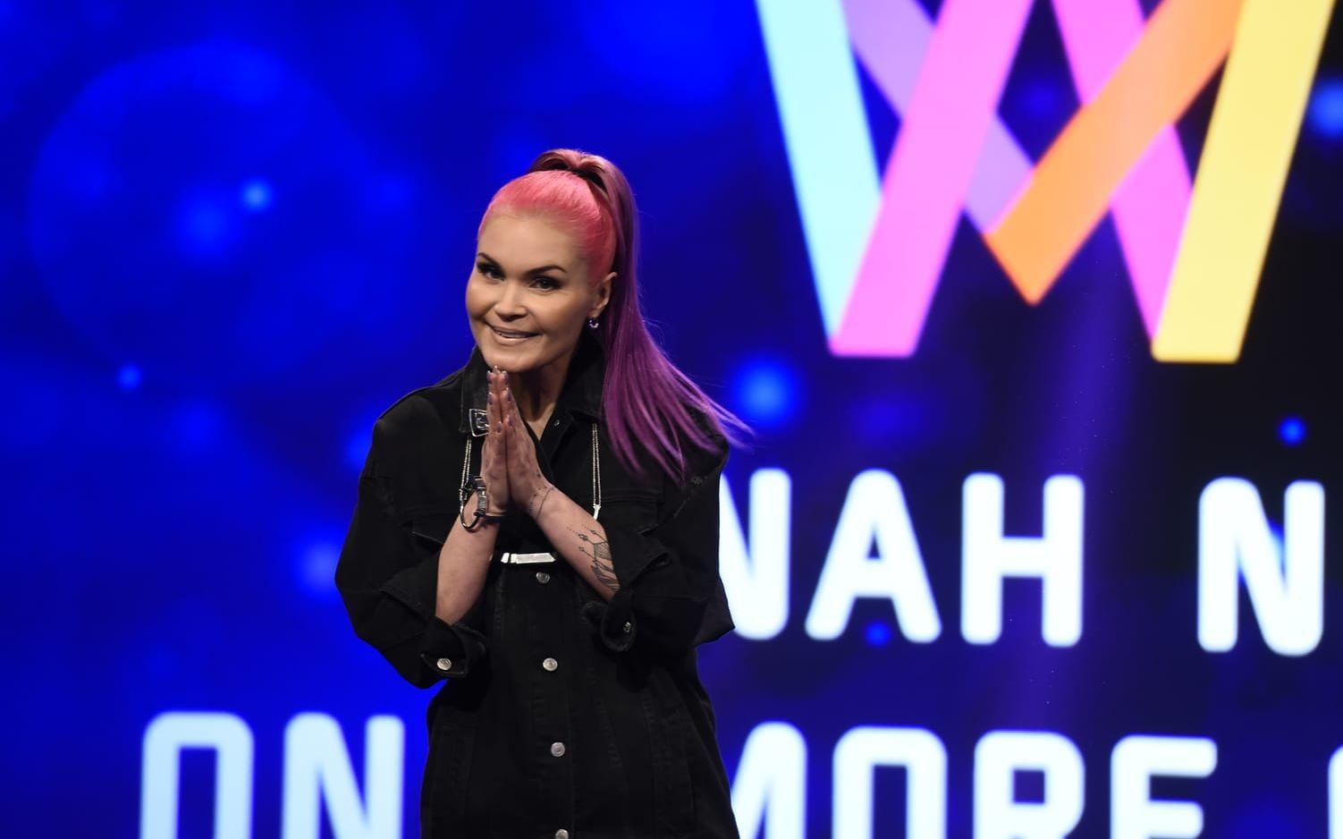 Dinah Nah, en av artisterna i startfältet för Melodifestivalen 2017. Bild: Jessica Gow: TT