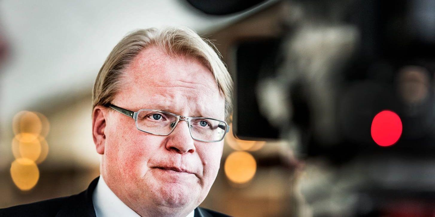 Försvarsminister Peter Hultqvist (S). Arkivbild.
