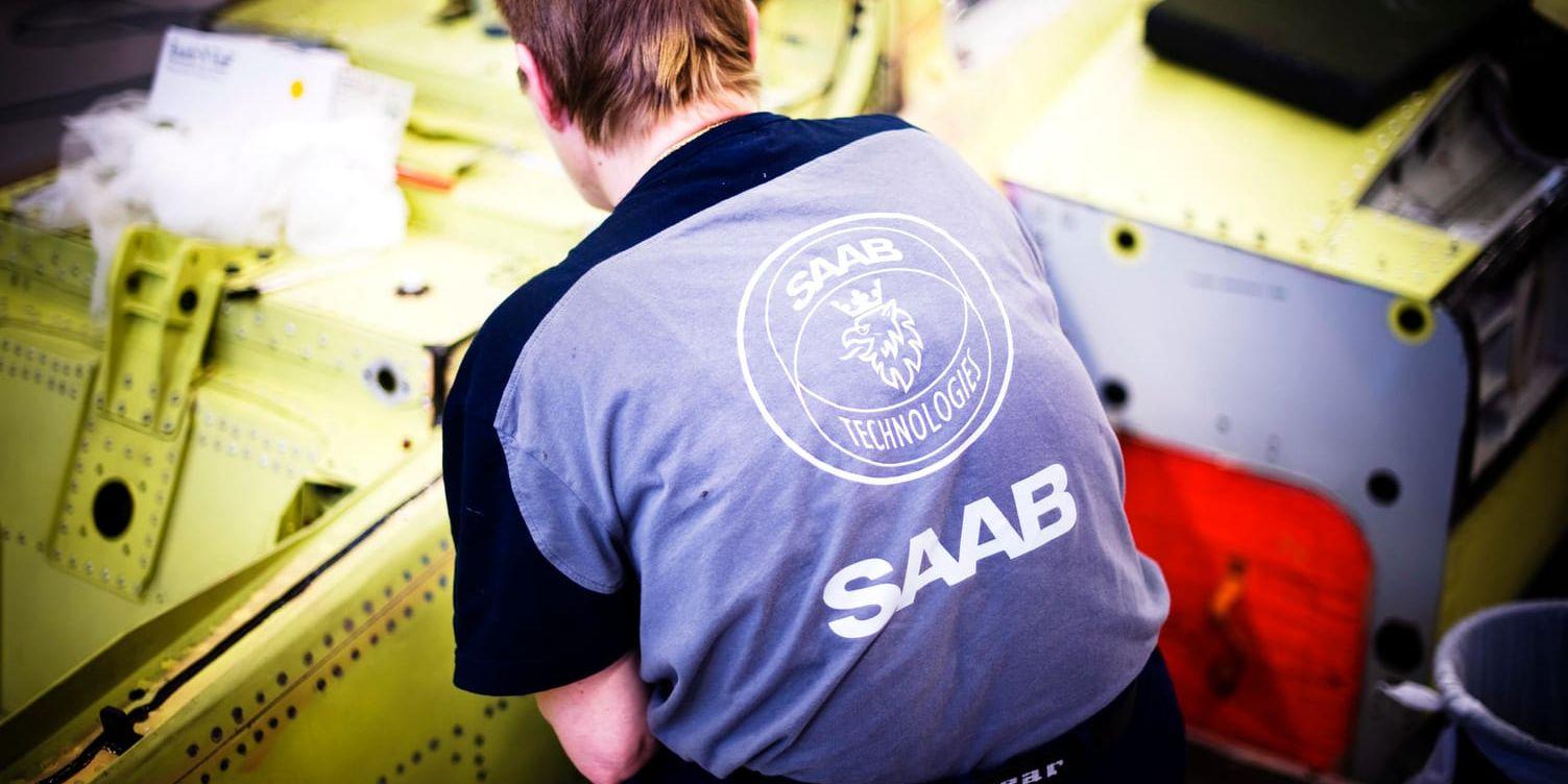 Stridsflygstillverkaren Saab blickar framåt efter den senaste tidens bakslag. Arkivbild.