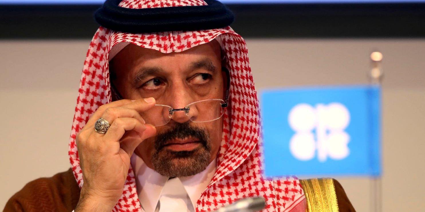 Saudiarabiens energiminister Khalid al-Falih. Arkivbild.