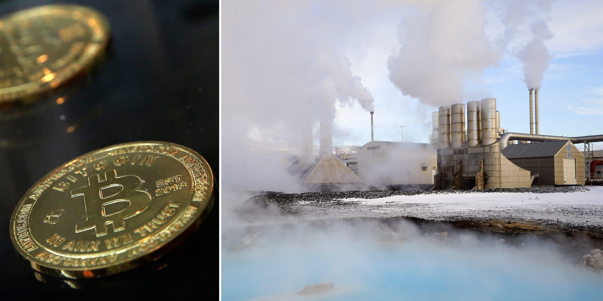 Island har blivit en av världen största producenter av kryptovalutor där det finns massor av geotermisk energi. Bilder: Kin Cheung, Egill Bjarnasson 