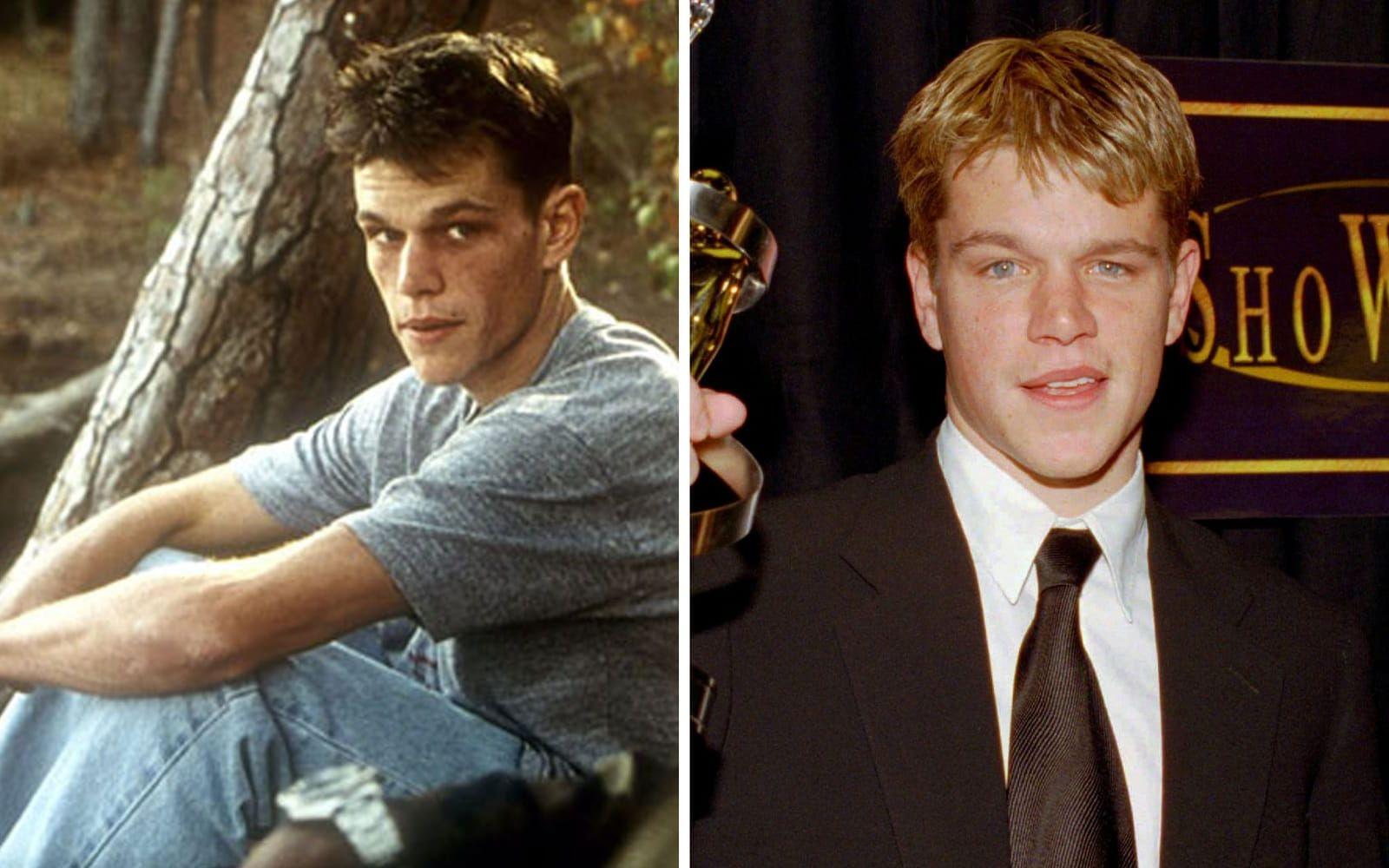 <strong>Matt Damon – ”I sanningens namn” (1996): </strong> I filmen spelar Matt Damon, då 26, en heroinberoende man vars kropp tar stryk av drogintaget. Han gick ner 23 kilo bara för att göra in en scen som tog två dagar att spela in. Skådespelaren ska ha sprungit drygt två mil om dagen och ätit kycklingbröst och äggvitor.