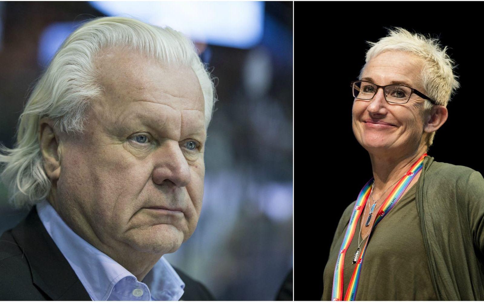 Frölundas ordförande Mats Grauers, är rejält förbannad på Bettan Andersson. Bild: Bildbyrån
