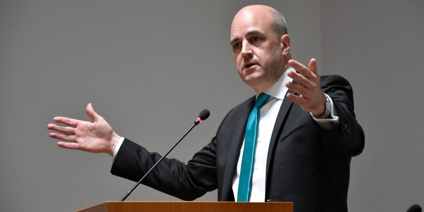 Den förre statsministern Fredrik Reinfeldt gjorde en vinst på nära tio miljoner kronor i sitt nystartade bolag. Arkivbild.