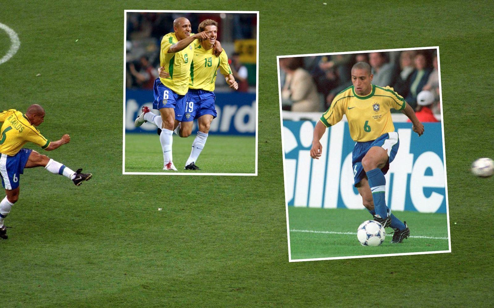 Turneringen 1997 bjöd på tidernas mäktigaste (?) frisparksmål. Roberto Carlos, den brasilianske vänsterbacken, skickade iväg bollen från 35 meter. Bollen flög mot den högra hörnflaggan, innan den bytte riktning och överlistade Frankrikes målvakt Fabien Barthez. Foto: Bildbyrån
