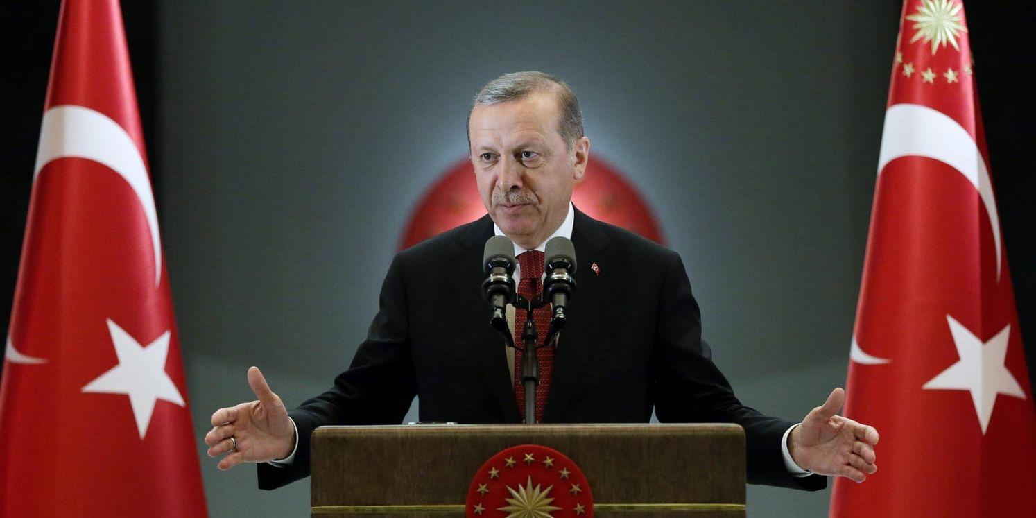 Den turkiske presidenten Recep Tayyip Erdogan. Arkivbild.