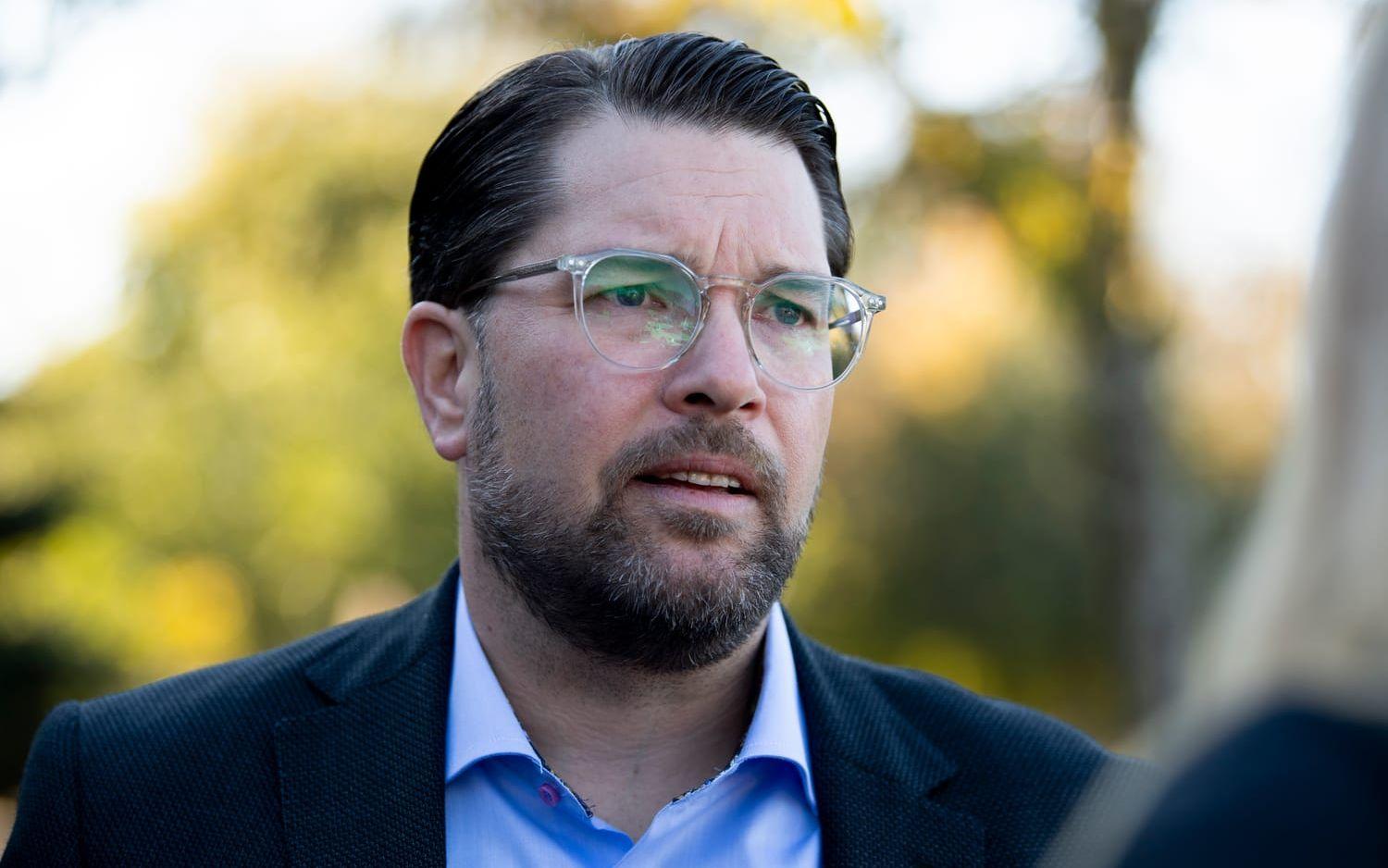 Sverigedemokraternas partiledare Jimmie Åkesson. Arkivbild