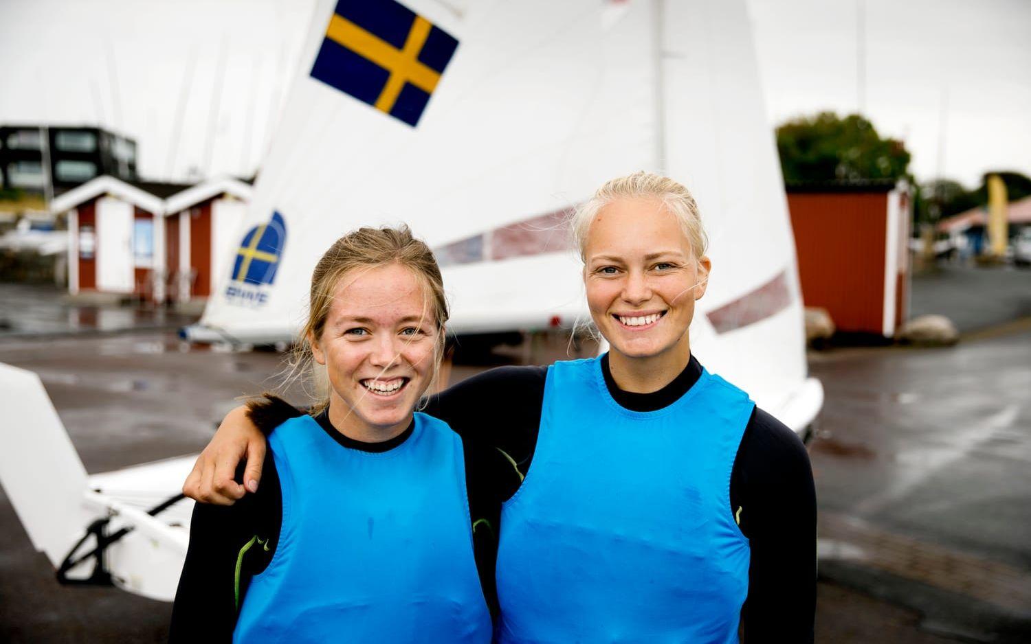 Olivia Bergström och Olivia Karlsson har ett framgångsrecept där några av delarna är hemliga. Foto: Per Wahlberg