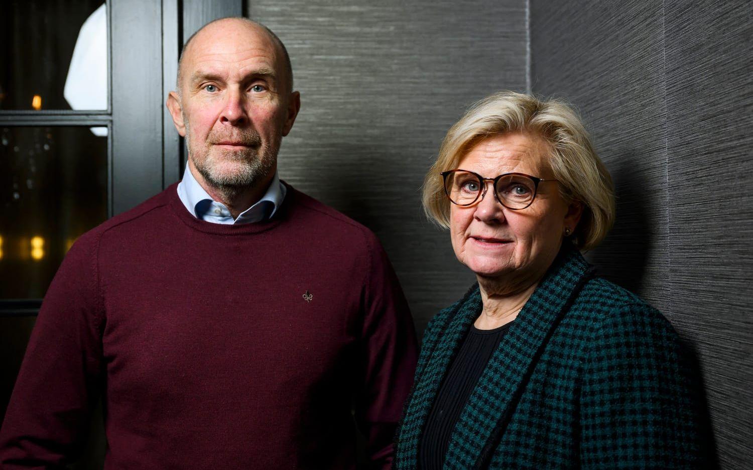 Stefan Hector, biträdande rikspolischef och Petra Lundh rikspolischef.