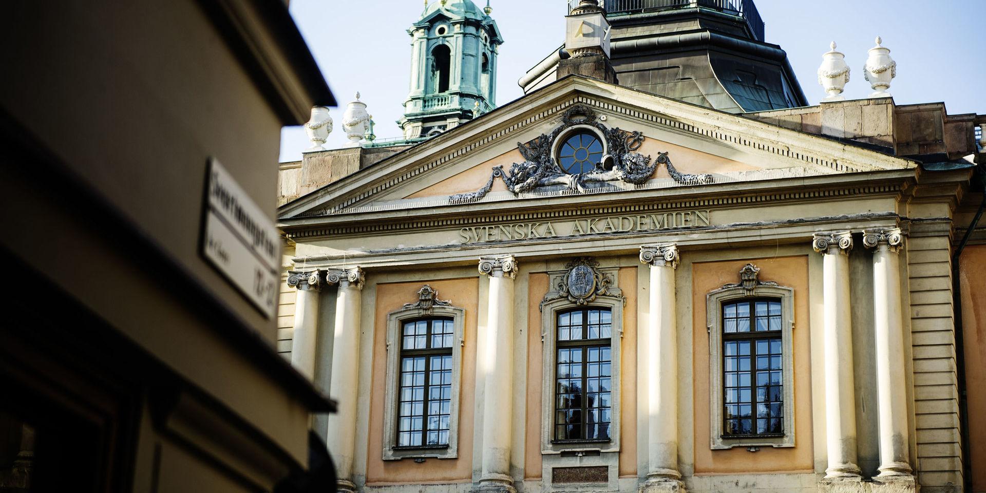 Svenska Akademien brukar sammanträda i Börshuset på torsdagar.