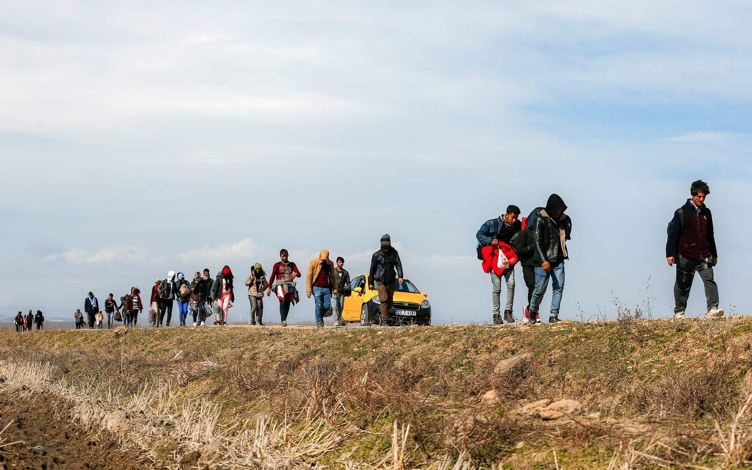 En stor andel av unga nyanlända rapporterar att de har symtom som kännetecknar posttraumatiskt stressyndrom. De kan bland annat drabbas av påträngande minnen från flykten. Arkivbild.