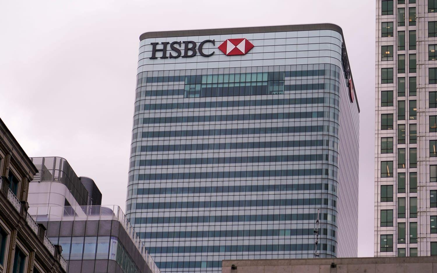 Oväntat svag vinst för brittiska HSBC Holdings. Arkivbild