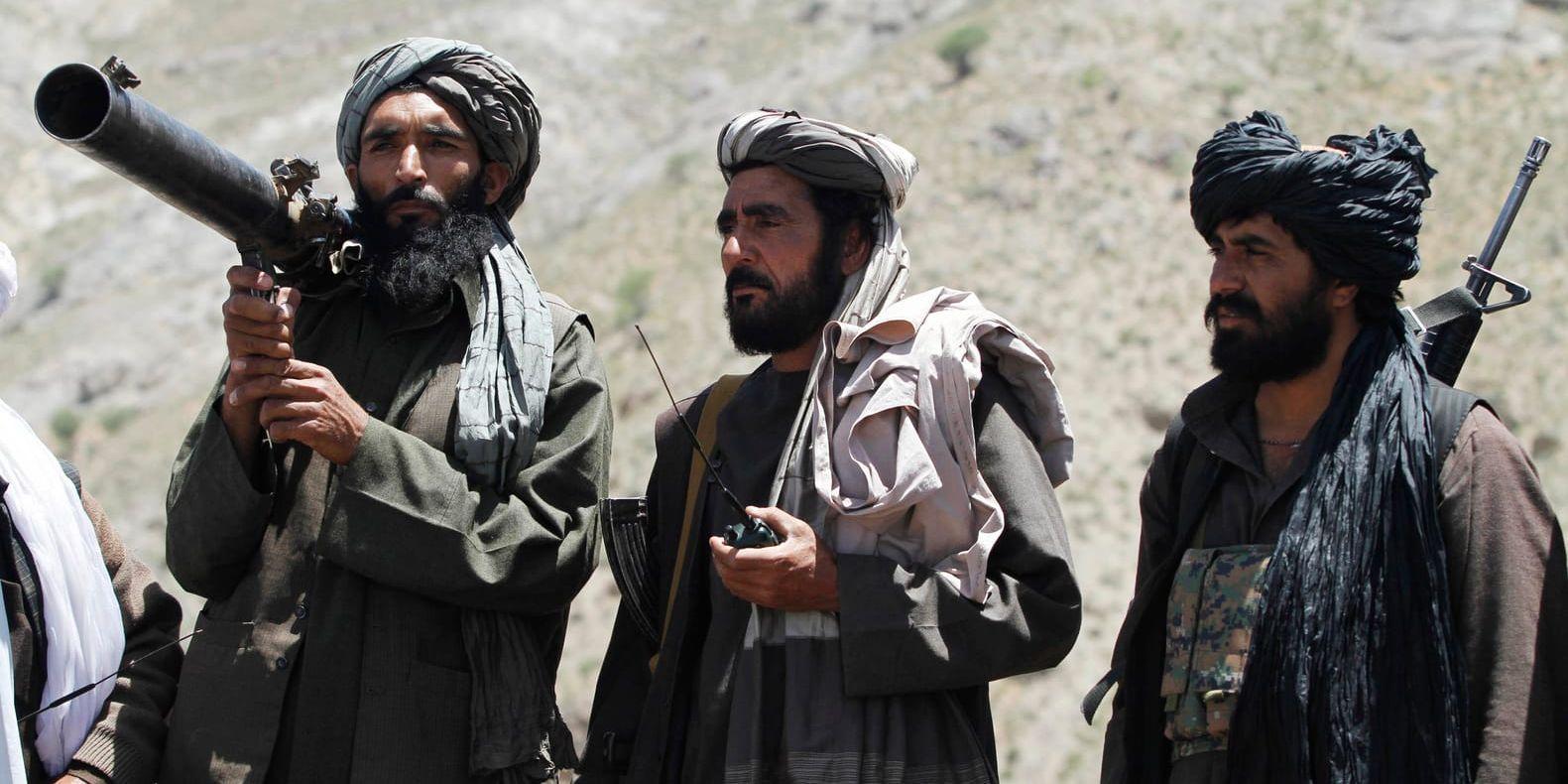 Talibaner i Herat-provinsen. På onsdag inledde gruppen sin årliga våroffensiv. Arkivbild.