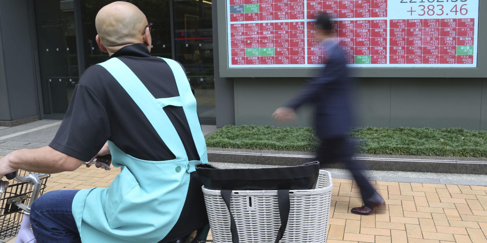 Börsen går upp i Hongkong. Arkivbild.