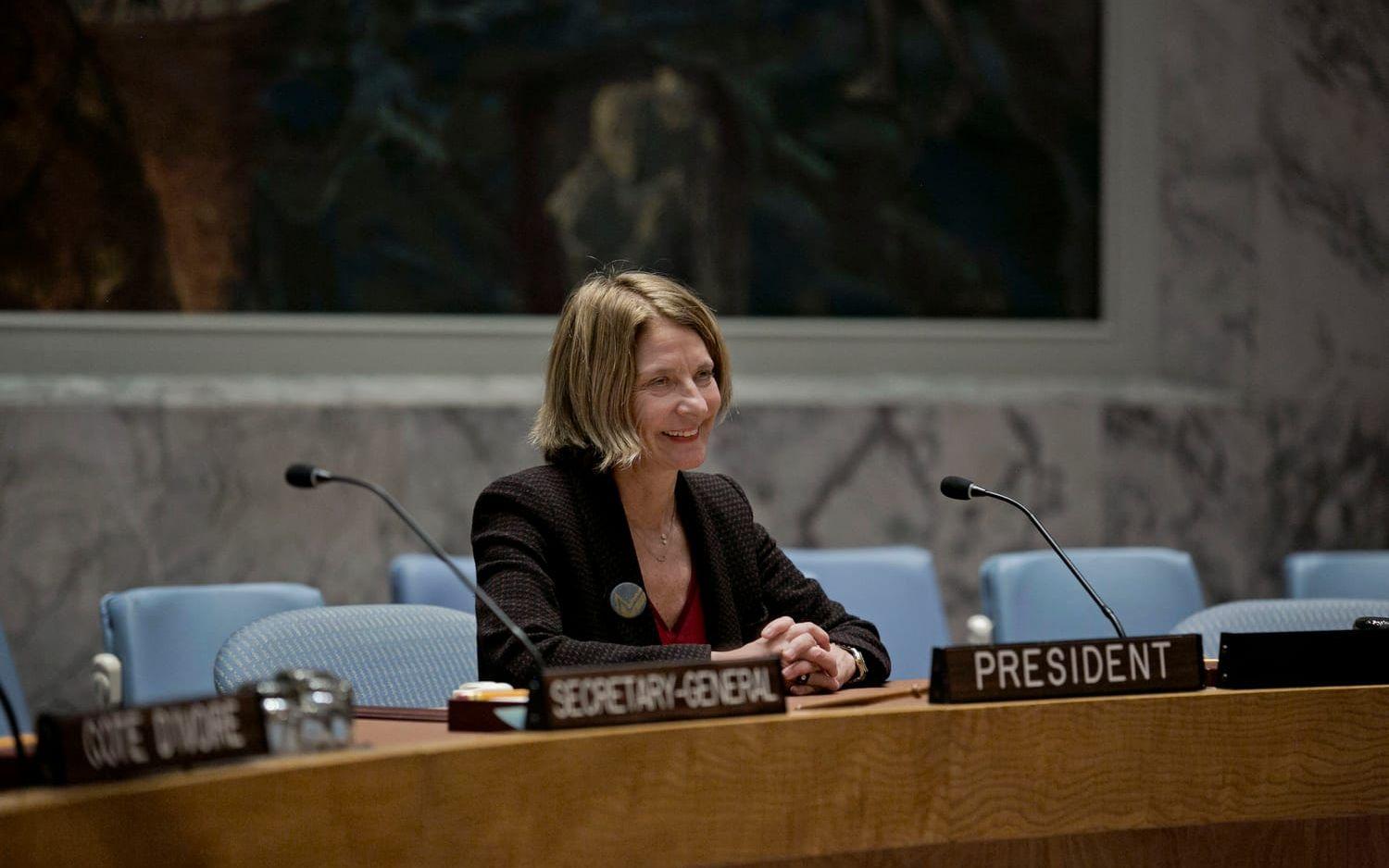 Mona Juul i New York 2019.