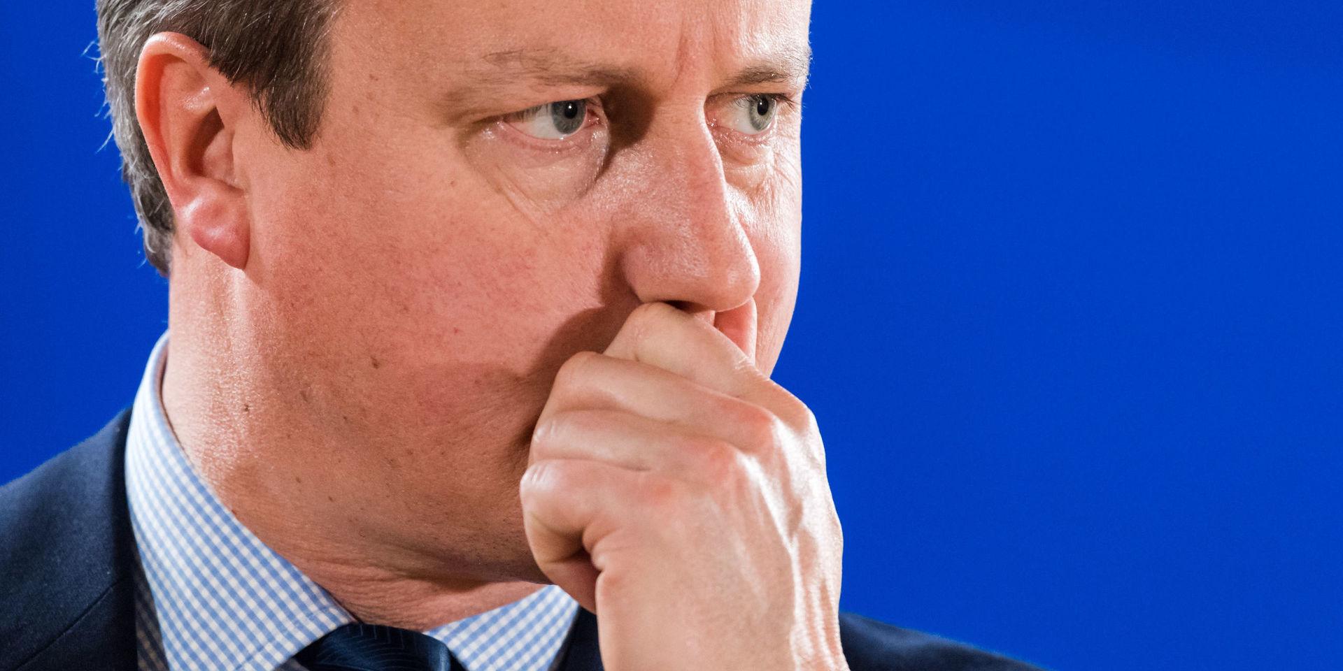 Storbritanniens förre premiärminister David Cameron. Arkivfoto.