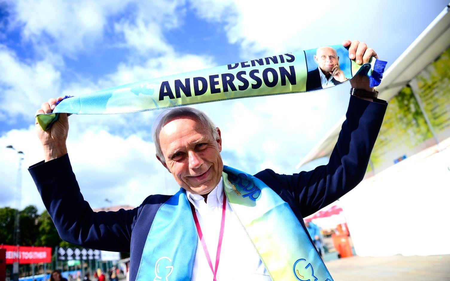 Dennis Andersson, turneringens generalsekreterare var på plats på Heden. Foto: Jenny Ingemarsson