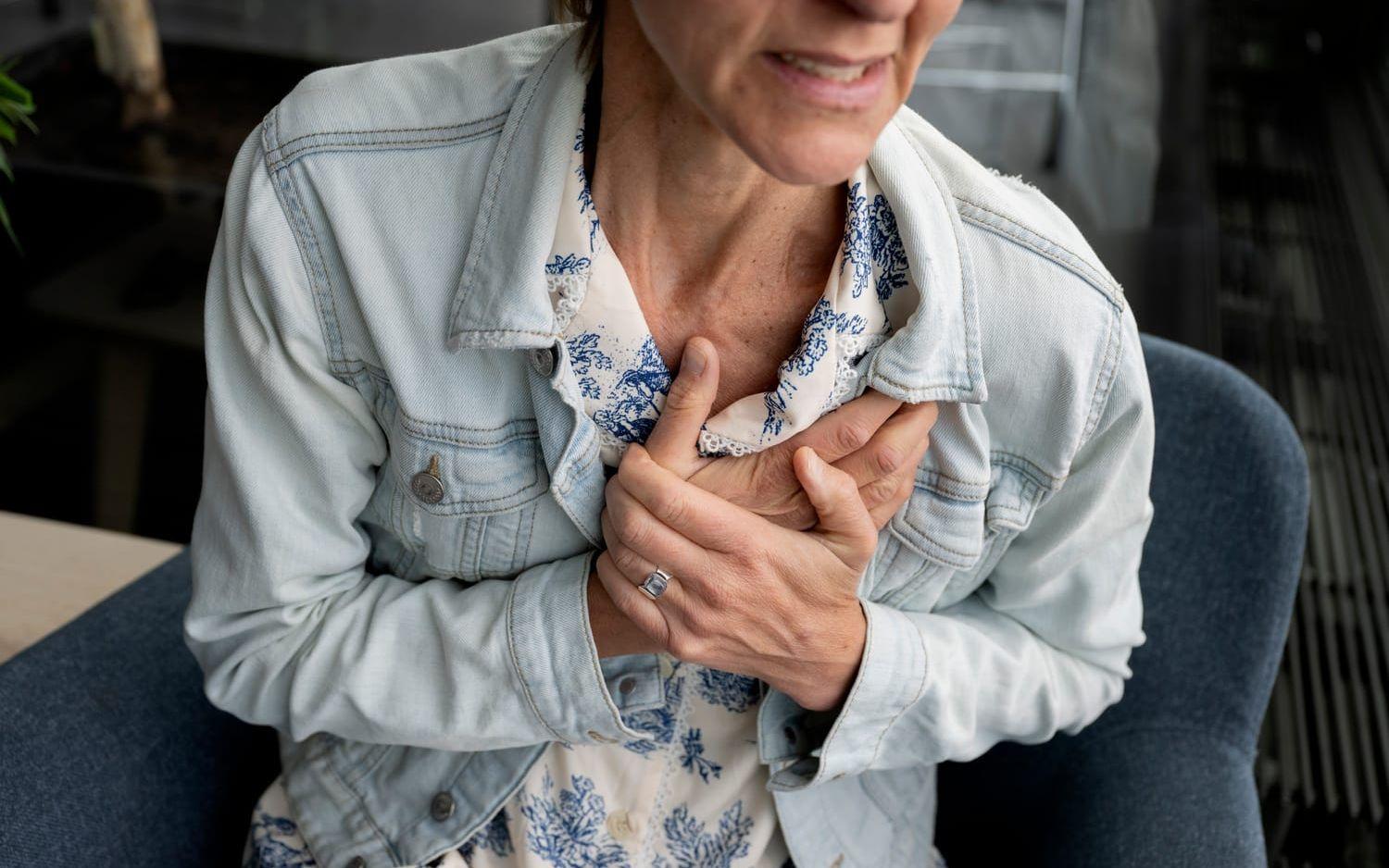 Ett nytt test för hemmabruk upptäcker risken för hjärtinfarkt. Arkivbild.