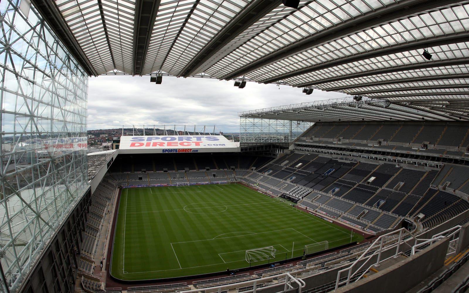 Arenan St James' Park har plats för 52 405 åskådare. Foto: Bildbyrån