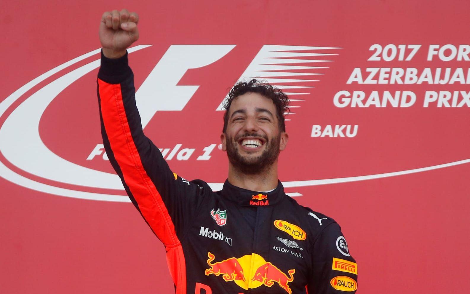 Daniel Ricciardo vann. Foto: TT/AP