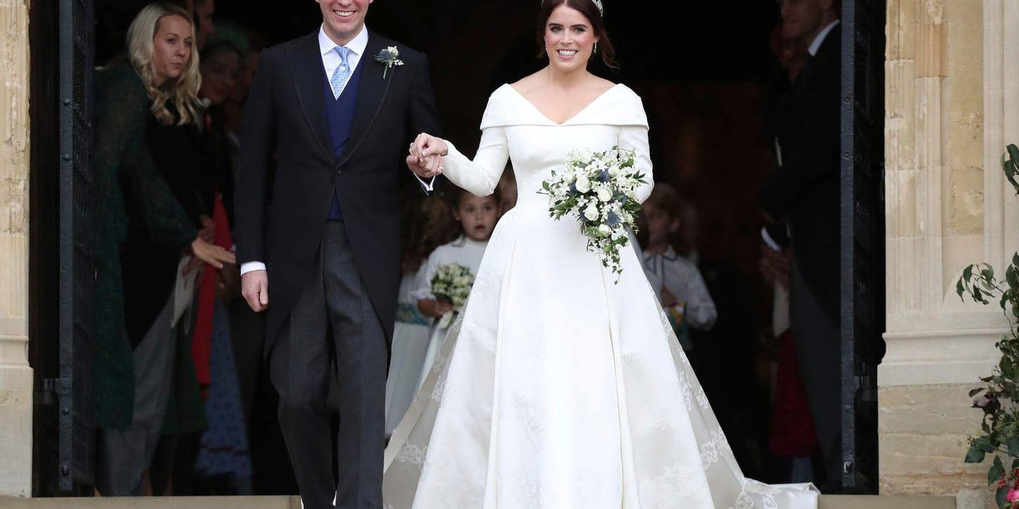 Prinsessan Eugenie och Jack Brooksbank gifte sig i St George's Chapel vid Windsor Castle.