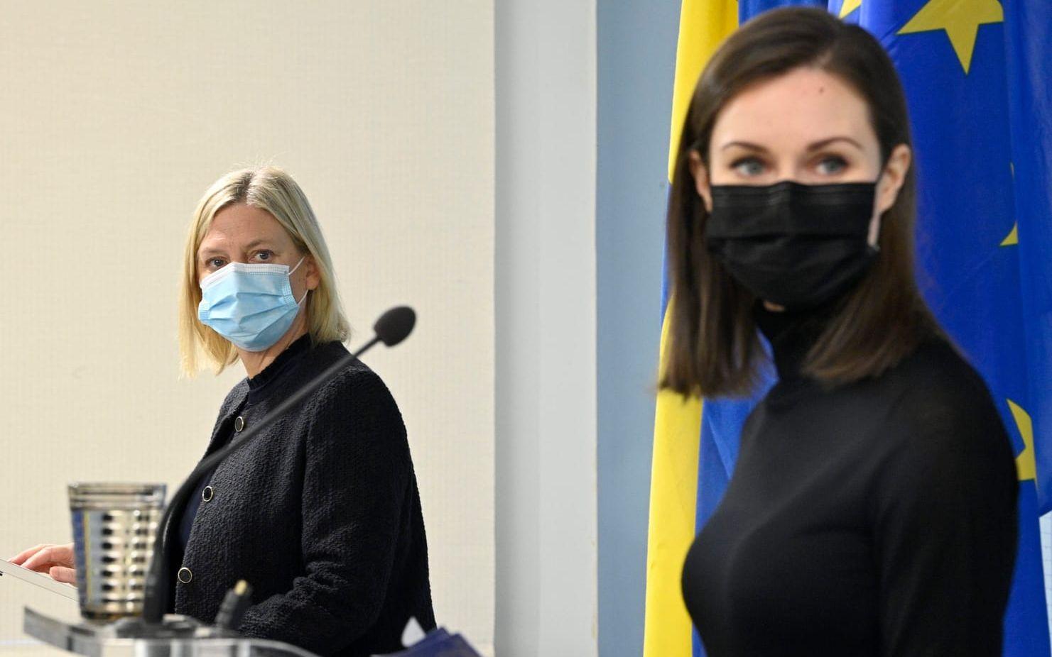 Statsminister Magdalena Andersson (S) fick frågan om OS-bojkott på en pressträff med Finlands dito Sanna Marin. Inte heller Finland har bestämt sig om en diplomatisk diplomatisk bojkott.