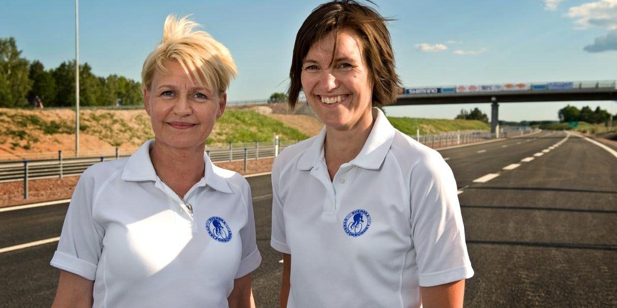 Yvonne Mattsson och Madeleine Lindberg Wall – damer som sätter svensk cykel främst.