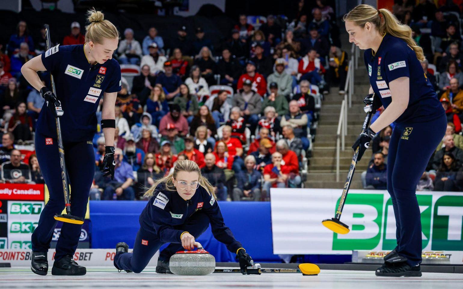 Lag Isabella Wranå under förlustmatchen mot Schweiz. 