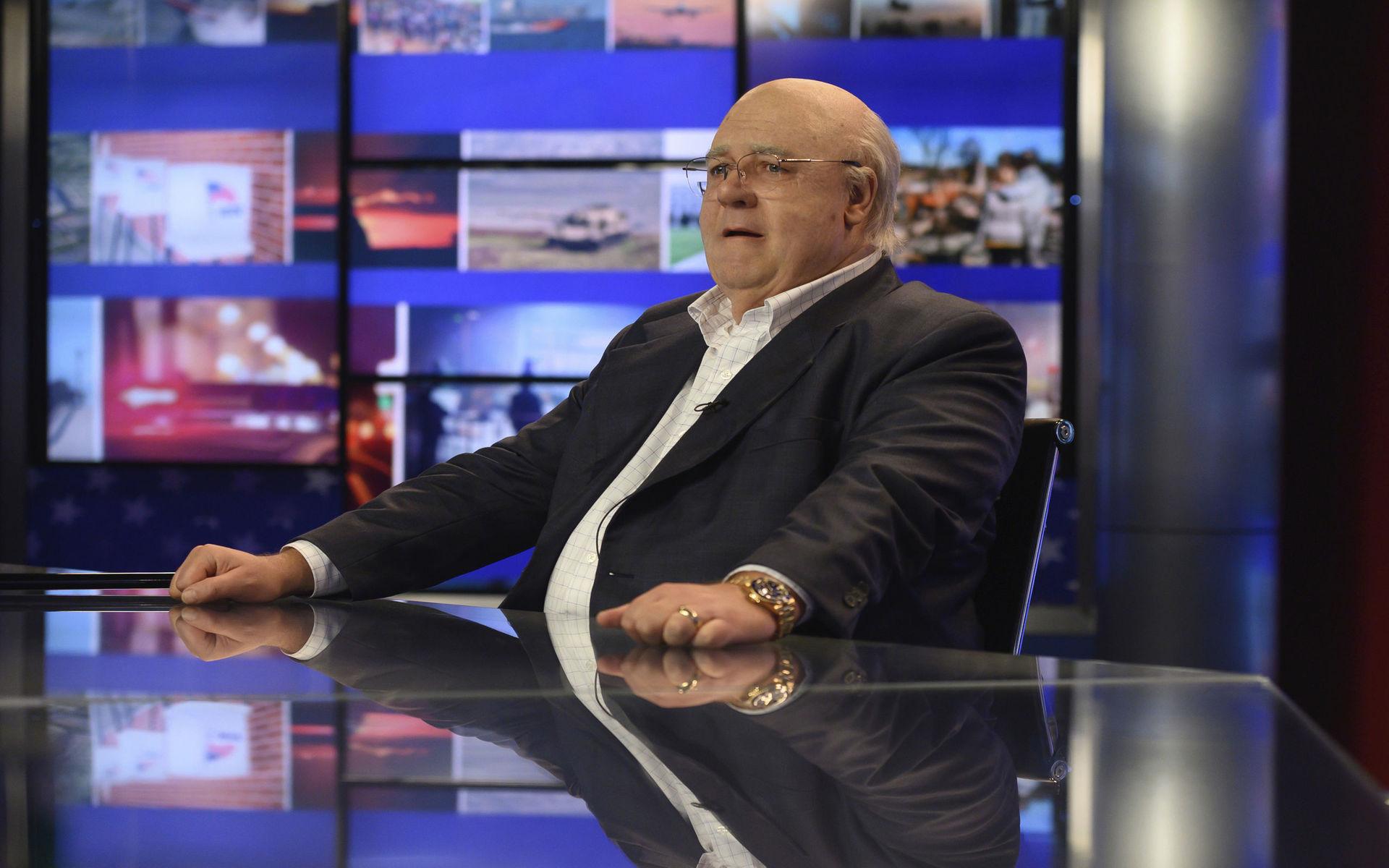 Russell Crowe som Roger Ailes i &quot;The loudest voice.&quot;