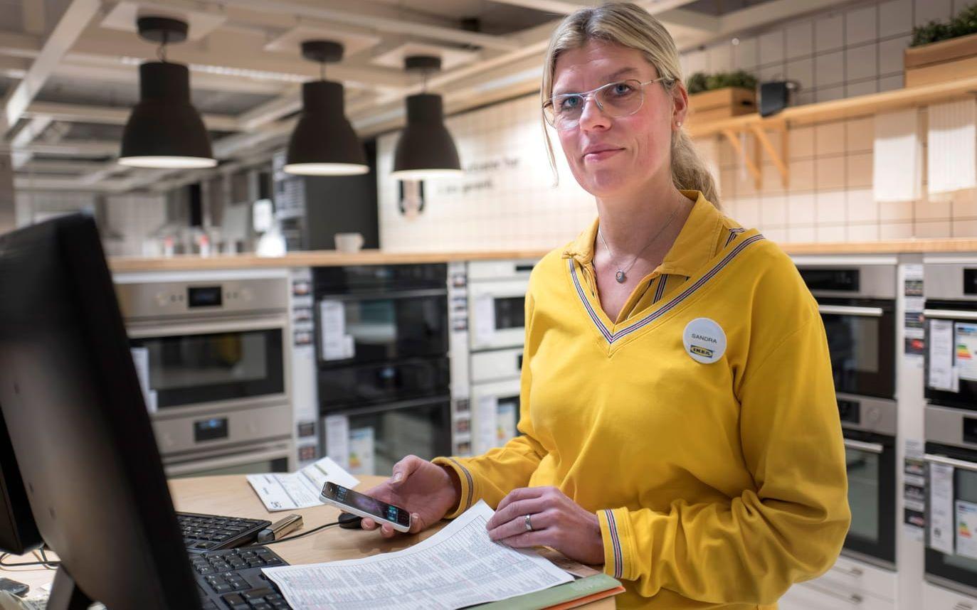 Avdelningschefen Sandra Fornhäll känner tacksamhet till Ingvar Kamprad.  Hon tror att IKEA företagskultur kommer att leva kvar efter hans död. 