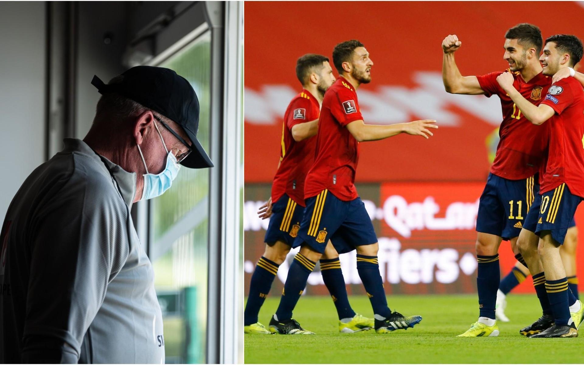 Den svenske förbundskapten Janne Andersson åker med sitt landslag till Sevilla på lördag för match mot Spanien, sedan vidare till St Petersburg. Han är kritisk till hur Uefa har lagt upp årets EM-slutspel. 