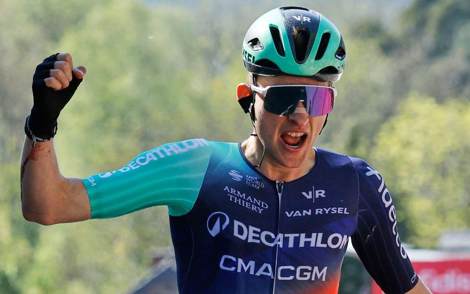 Paul Seixas vann belgiska cykelloppet Vallonska pilen förra månaden.