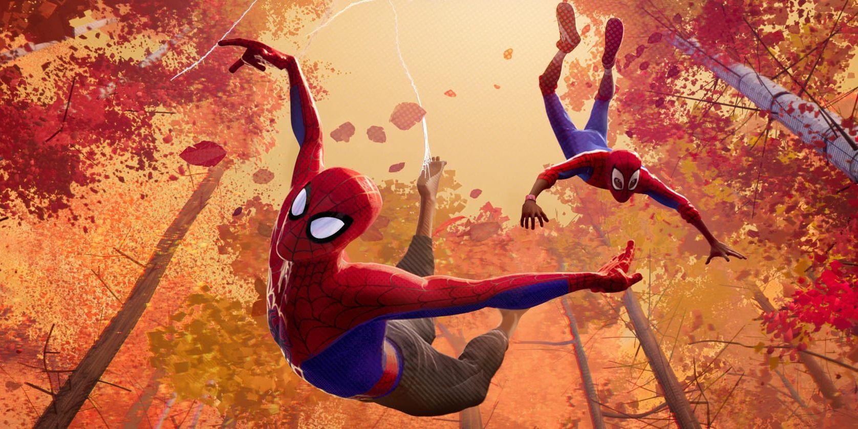 Det handlar om stora pengar när superhjältefilmer produceras. "Det är inte billigt och pengarna ska ju tillbaka, det är därför det satsas så mycket på säkra kort. Men den här gången fick vi verkligen experimentera", säger Viktor Lundqvist som gjort visuella effekter till "Spider-Man: Into the spiderverse". Pressbild.