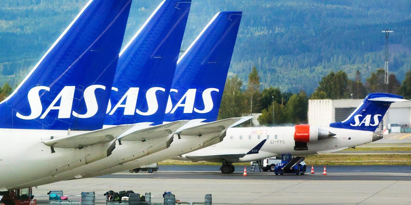 Flygskatten under 2018 för SAS-resor uppgick till 260 miljoner kronor, enligt bolagets vd Rickard Gustafson. Arkivbild.