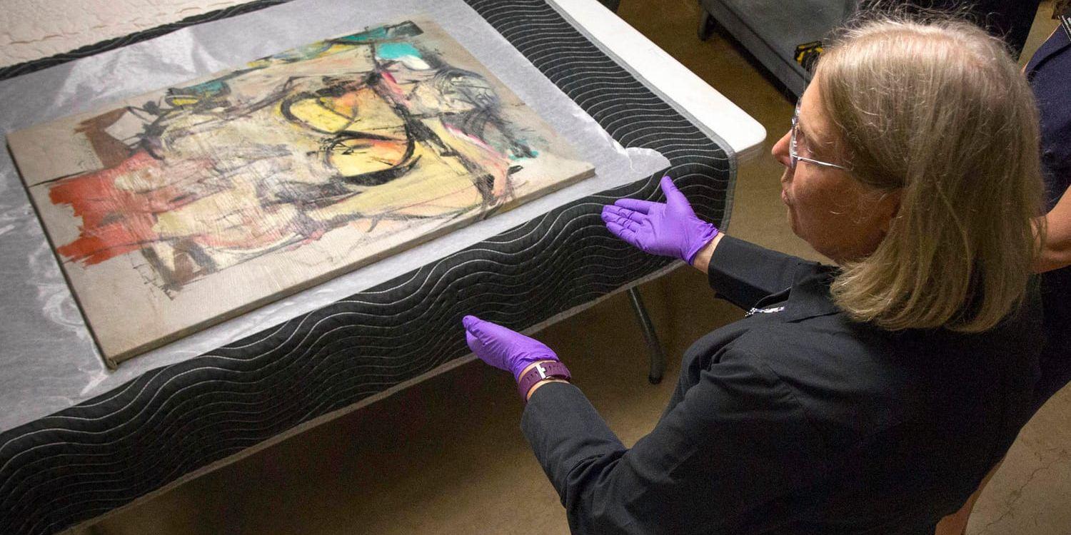 Verk av Willem de Kooning och Paul Klee tros ha fyndats av en konsthandlare i New York. Arkivbild.