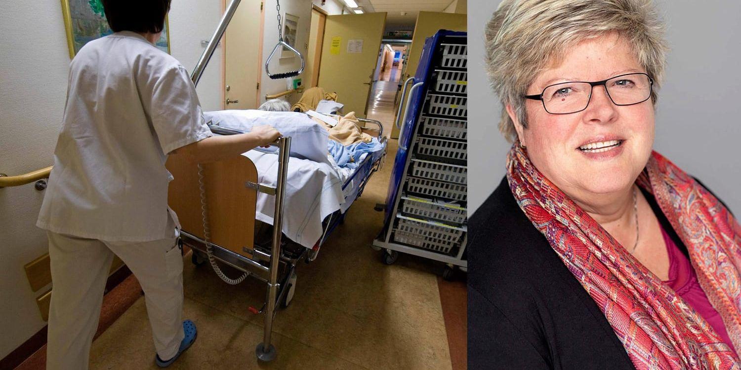 Marita Tenggren, leg sjuksköterska, förtroendevald för Vårdförbundet på Sahlgrenska Universitetssjukhuset